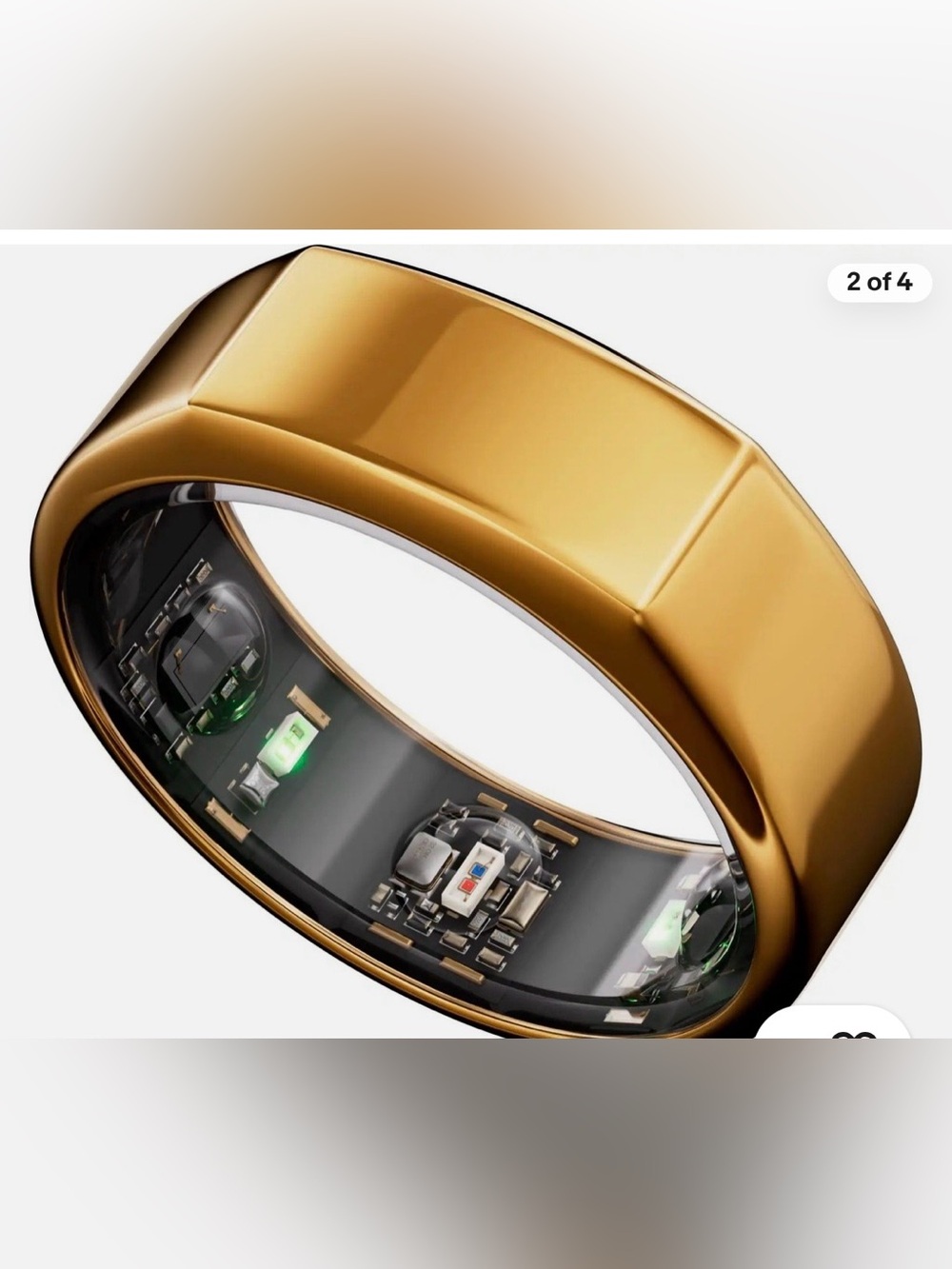 Oura Ring Gen 3 Heritage Gold Size 8